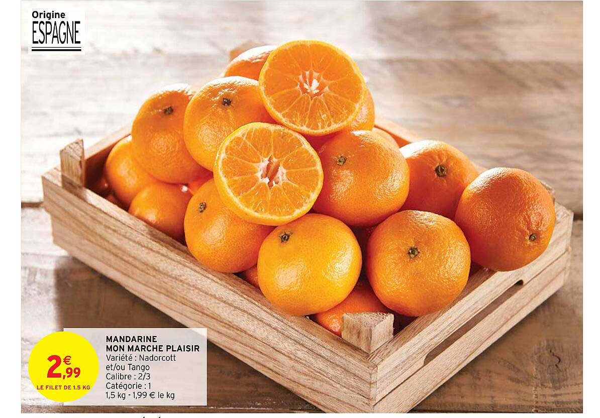 mandarine mon marché plaisir