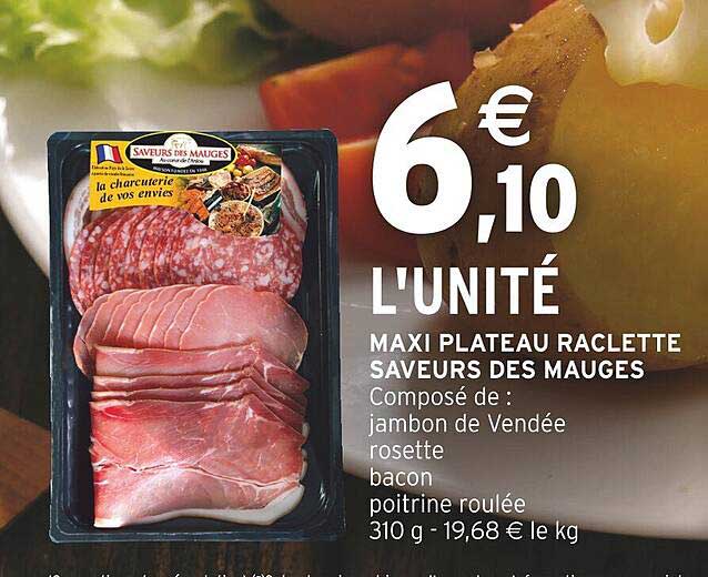 Maxi Plateau Raclette Saveurs Des Mauges