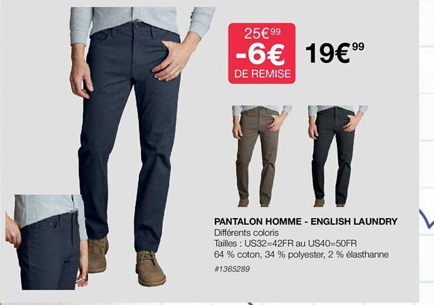 pantalon homme - english laundry