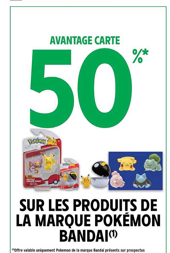 produits de la marque pokémon bandai