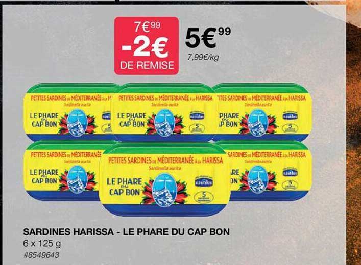 Sardines Harissa - Le Phare Du Cap Bon