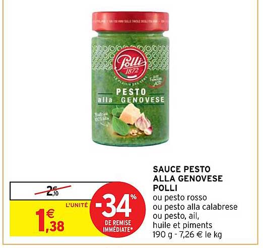 sauce pesto alla genovese polli