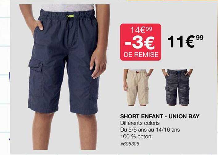 short enfant - union bay