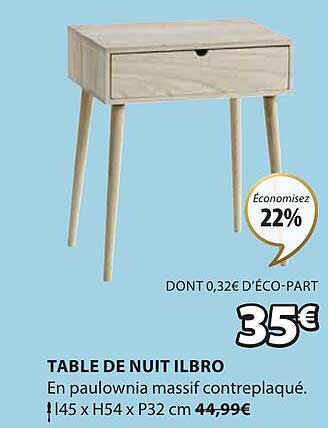 Table De Nuit Ilbro