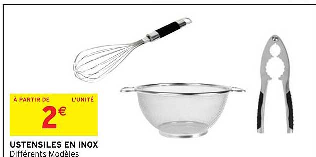 Ustensiles En Inox