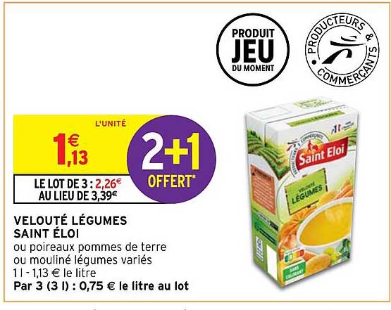 velouté légumes saint éloi