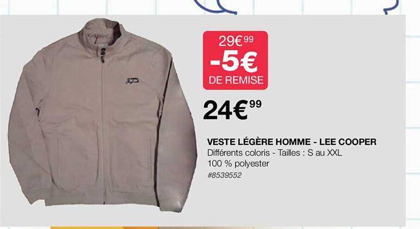 veste légère homme - lee cooper
