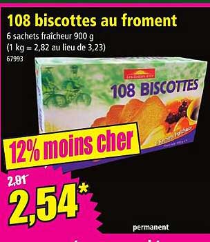 108 Biscottes Auf Froment