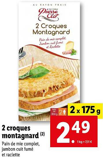 2 croques montagnard
