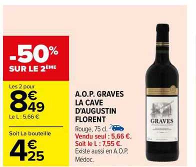 a.o.p. graves la cave d'augustin florent