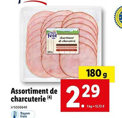 assortiment de charcuterie alpen fest style