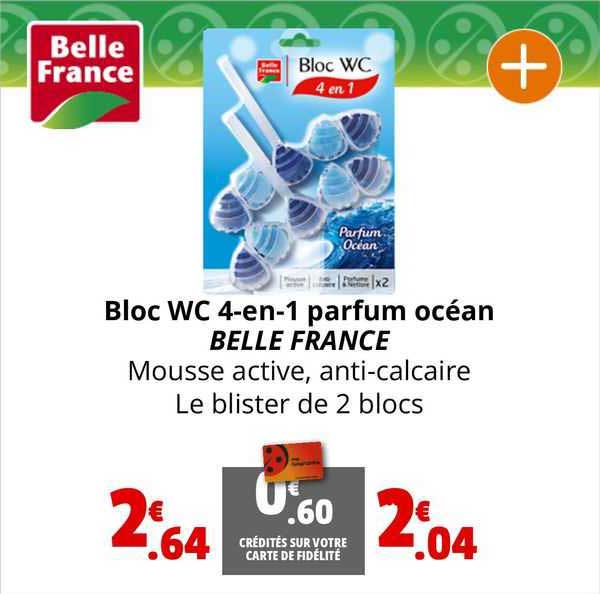 blow wc 4-en-1 parfum océan belle france