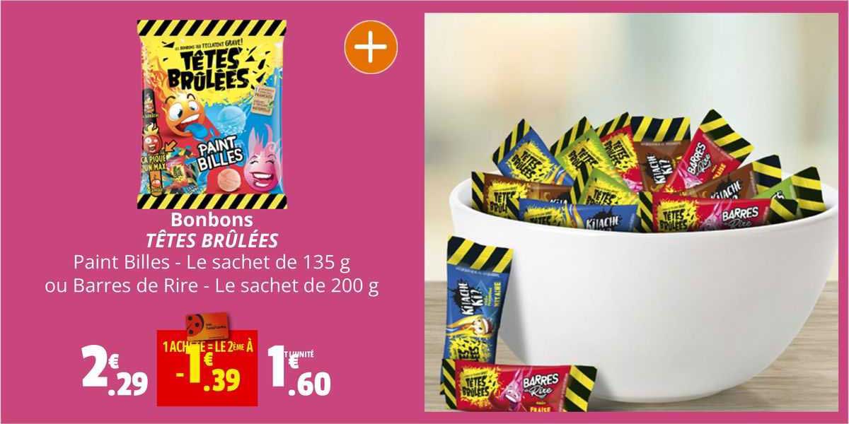 bonbons têtes brûlées