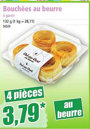 bouchées au beurre à garnir