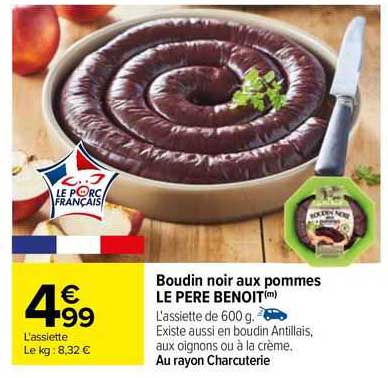 Boudin Noir Aux Pommes Le Pere Benoit