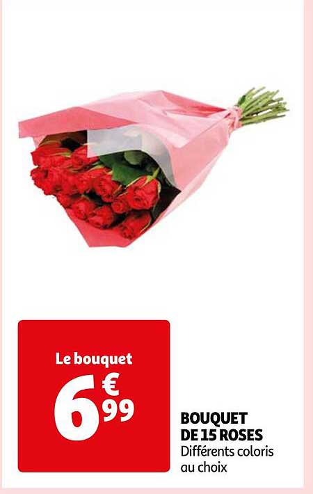 Bouquet De 15 Roses