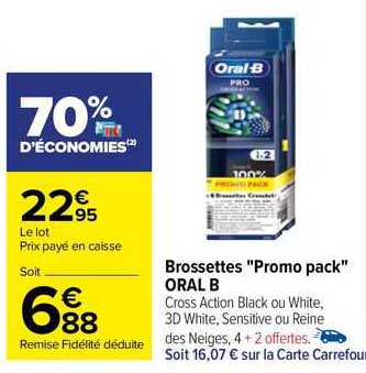 brossettes "promo pack" oral b