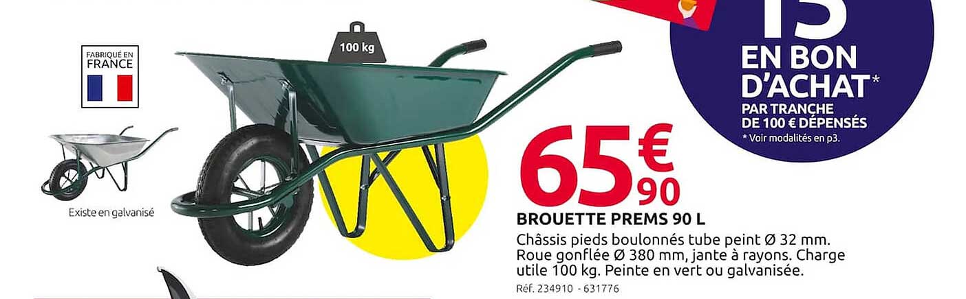 brouette prems 90 l