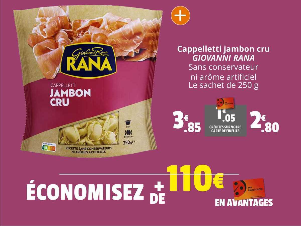 cappelletti jambon cru giovanni rana