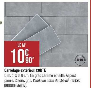 carrelage extérieur corte