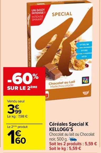 Céréales Spécial K Kellogg's