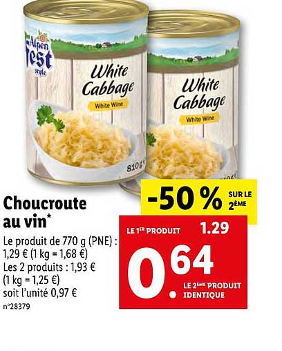 choucroute au vin alpen fest