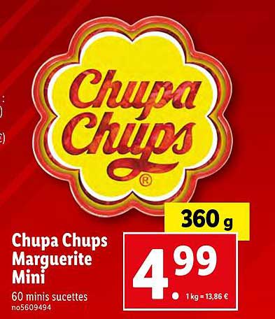 chupa  chups marguerite mini