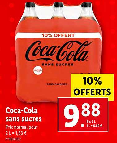 coca-cola sans sucres