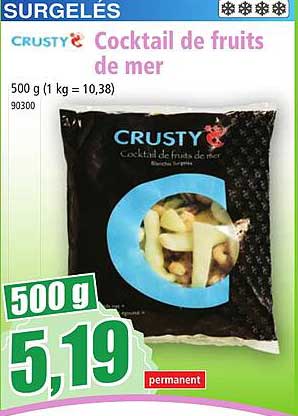 Cocktail De Fruits De Mer Crusty