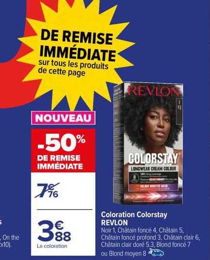 coloration colorstay revlon