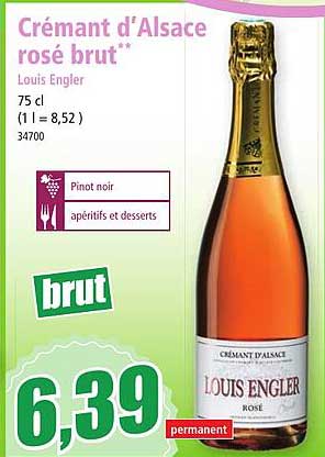 crémant d'alsace rosé brut louis engler