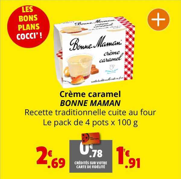 crème caramel bonne maman