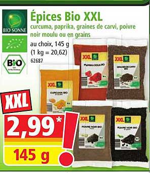 épices bio xxl bio sonne