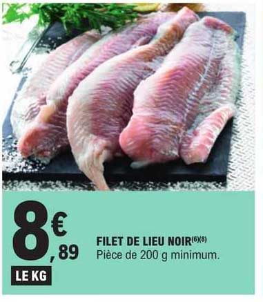 Filet De Lieu Noir