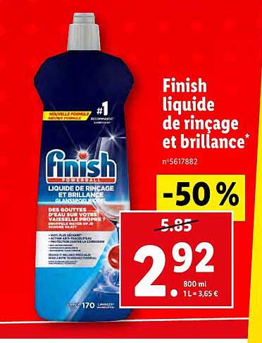 Finish Liquide De Rinçage Et Brillance