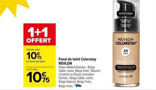 fond de teint colorstay revlon
