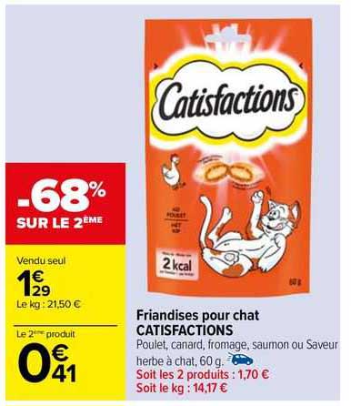 Friandises Pour Chat Catisfactions