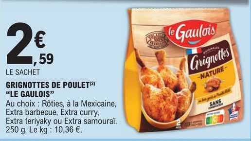 Grignottes De Poulet "le Gaulois"