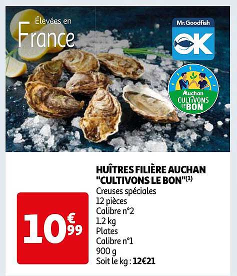 huîtres filière auchan "cultivons le bon"
