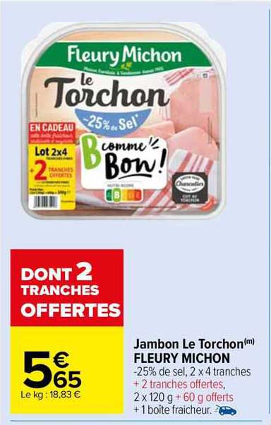 jambon de torchon fleury michon
