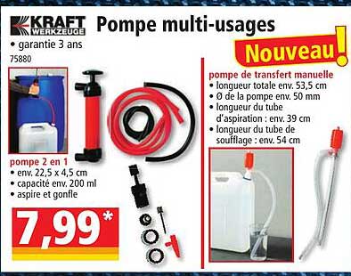 kraft pompe multi-usages