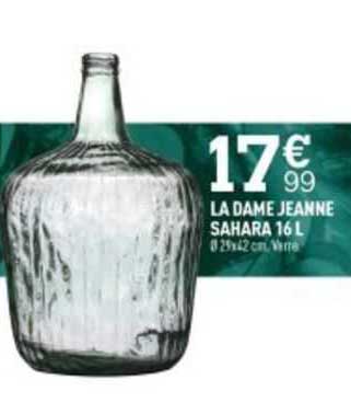 la dame jeanne sahara 16 l