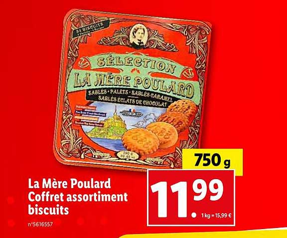 la mère poulard coffret assortiment biscuits