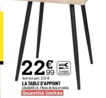 La Table D'appoint