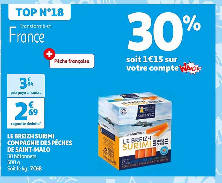 le breizh surimi compagnie des pêches de saint-malo