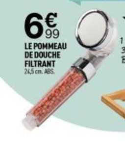 le pommeau de douche filtrant