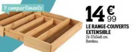 le range-couverts extensible