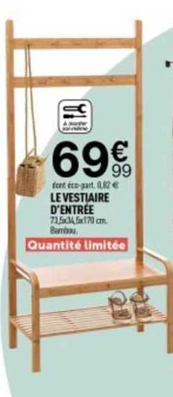 le vestiaire d'entrée