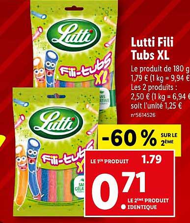 lutti fili tubs xl