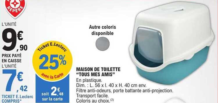 maison de toilette "tous mes amis"